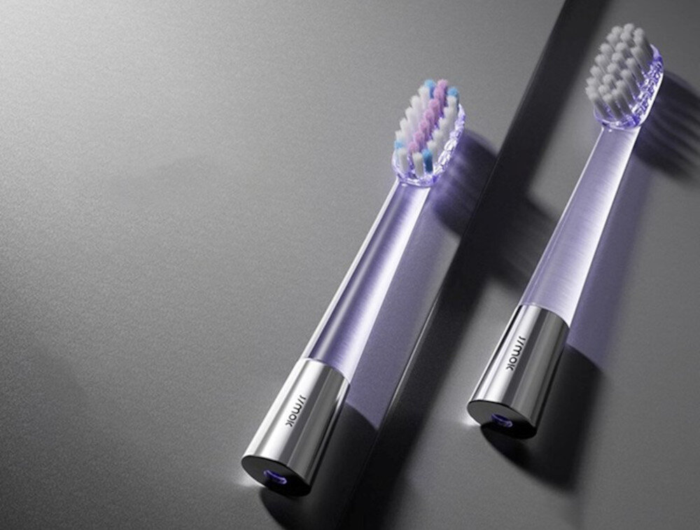 ORYGINALNA KONCÓWKA DO SZCZOTECZEK JIMOK J6 SPACE Silver 2 SZT Łatwa i szybka wymiana z myślą o prostym montażu około 2–3 miesiące czyszczenie wygoda komfort