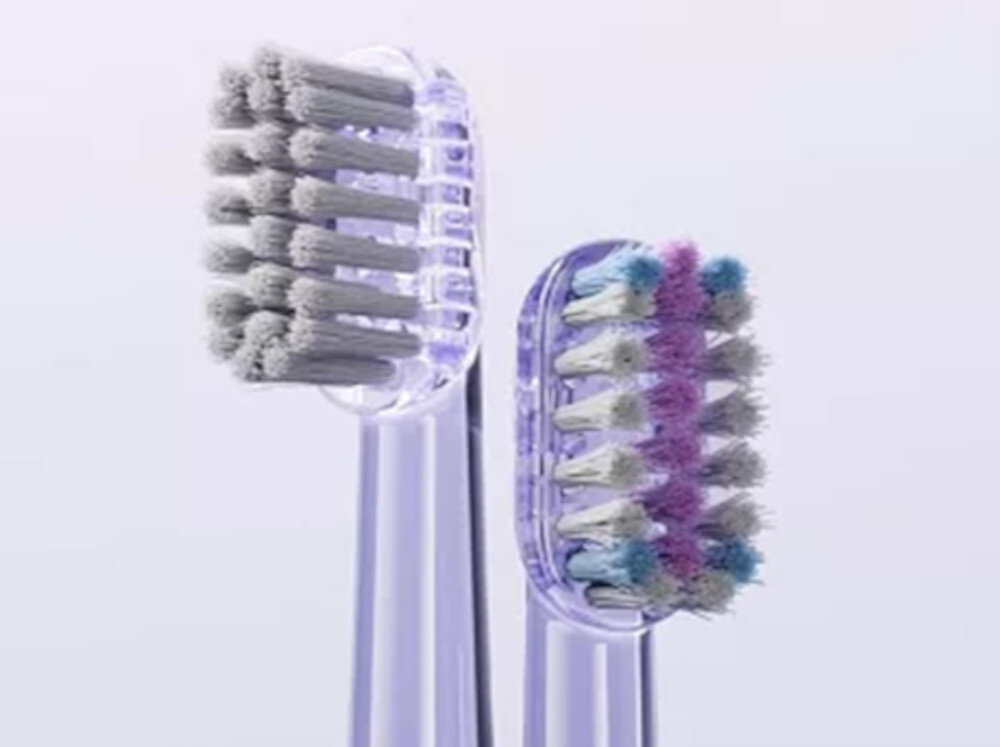 ORYGINALNA KONCÓWKA DO SZCZOTECZEK JIMOK J6 SPACE BLUE 2 SZT Pełna zgodność z trybami J6 z trybami Clean, White, Massage i S dopasowanie potrzeby pielęgnacja