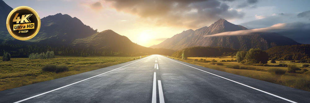 MIO MiVue 956WD dwóch kamer Przednia kamera 4K (3840×2160) numery tablic rejestracyjnych znaki drogowe Tylna kamera Full HD (1920×1080) technologią HDR