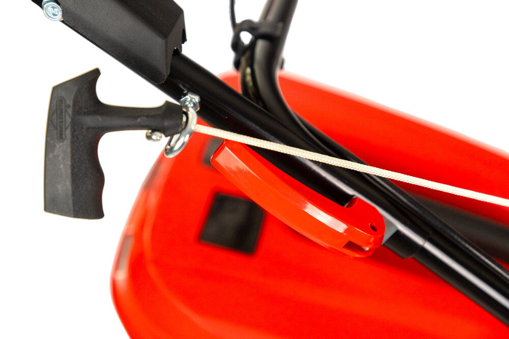 Kosiarka spalinowa GREENSO KS53-L196NS 360 Loncin obudowa z wytrzymalej stali odpornosc na uderzenia dzialanie warunkow atmosferycznych naped ulatwia prowadzenie kosiarki