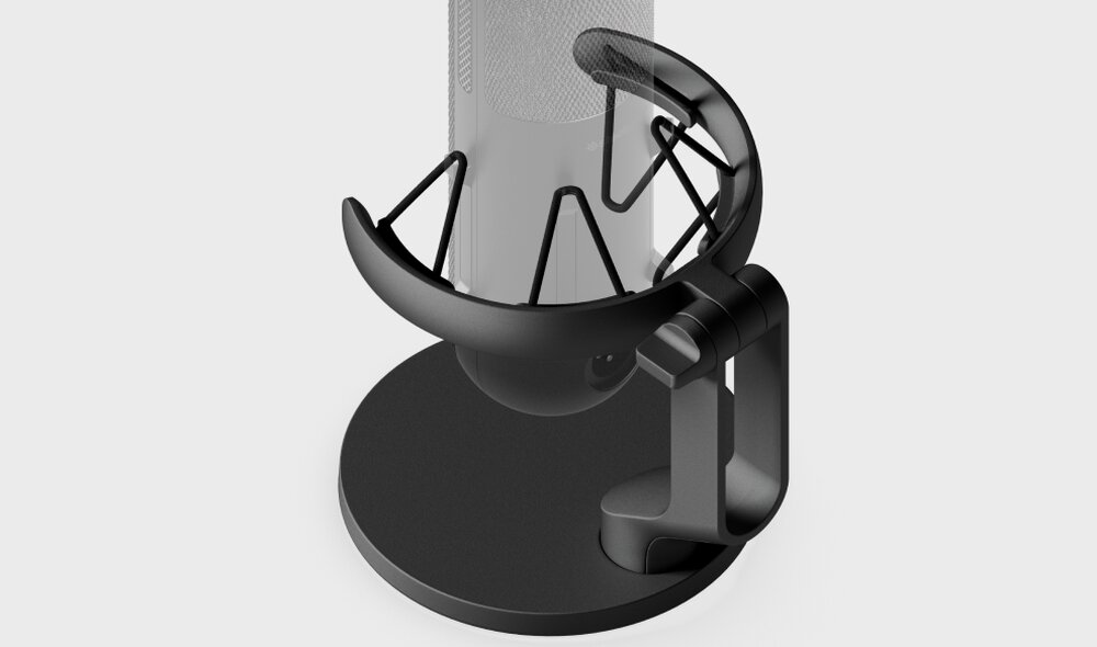 Mikrofon STEELSERIES Alias głos gry strumienie efekty dźwięk kapsuła przewaga wielkość sonar aplikacja studyjne efekty audio redukcja szumów antywstrząsowe mocowanie  kompatybilność projekt wskaźniki LED mikrofon 