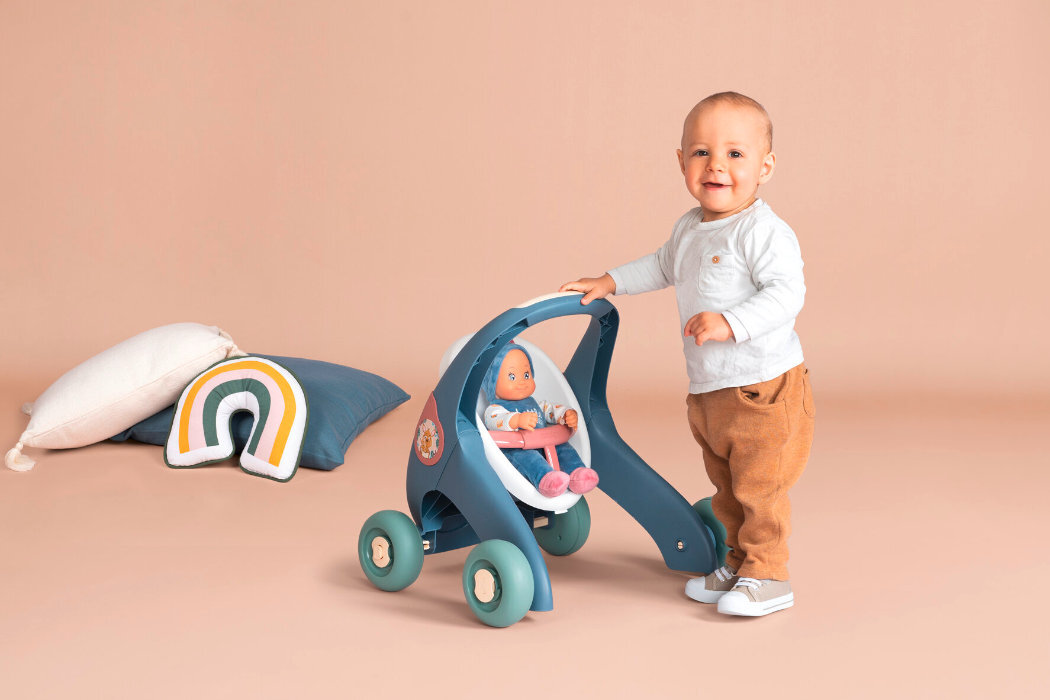 Wózek SMOBY Little zabawa nauka kreatywność materiały rozwój