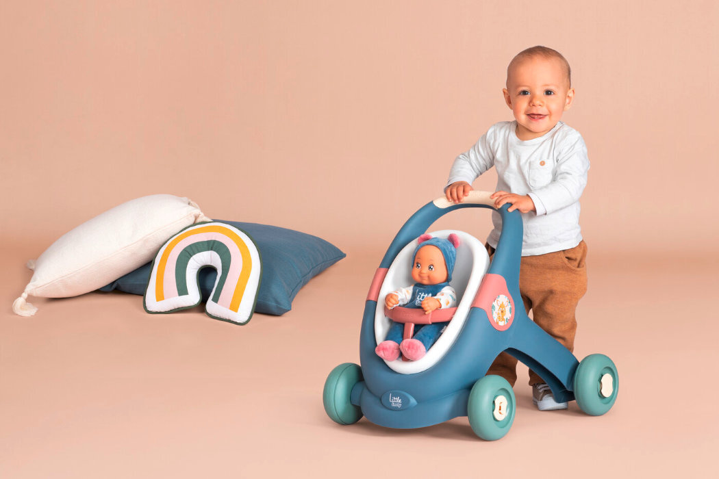 Wózek SMOBY Little zabawa nauka kreatywność materiały rozwój