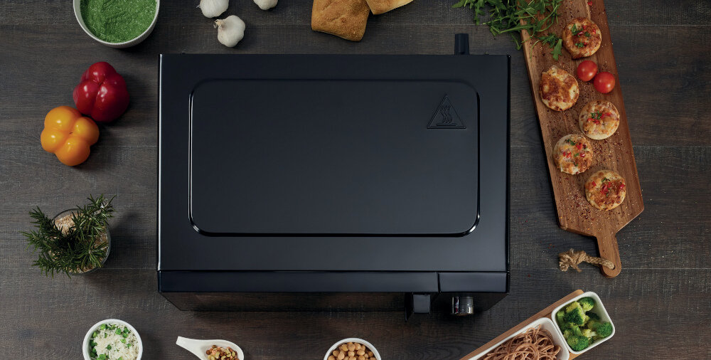 HISENSE H23MOBSD1HG elegancja stylistyka kuchenka detale szkło ceramika elektronika