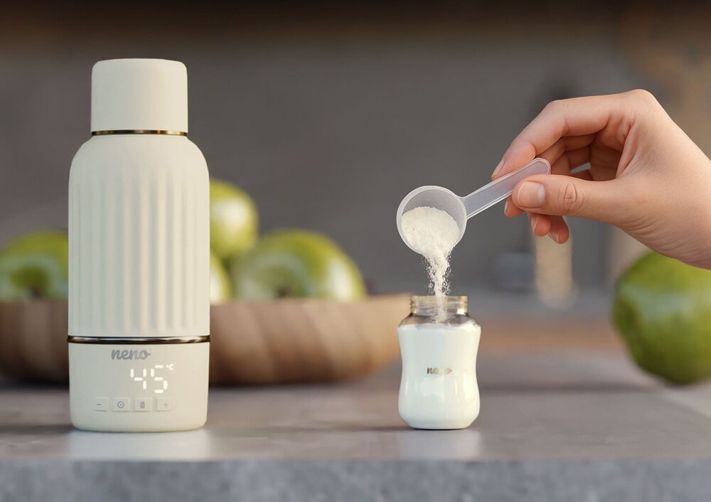 Podgrzewacz mleka NENO Nevio bezpieczne podgrzewanie mleka, zachowanie cennych składników