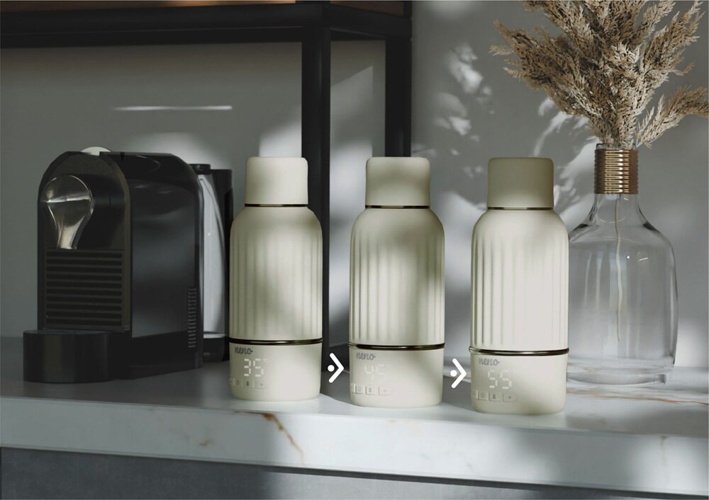 Podgrzewacz mleka NENO Nevio zakres regulacji temperatury, dokładność