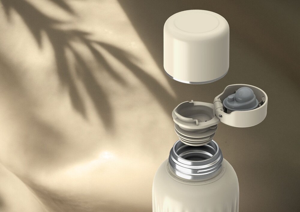 Podgrzewacz mleka NENO Nevio podwójne zamknięcie, bez wylewania zawartości, wszędzie z tobą