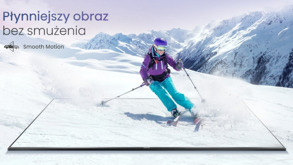 Telewizor HISENSE A7KQ  - płynność obrazu