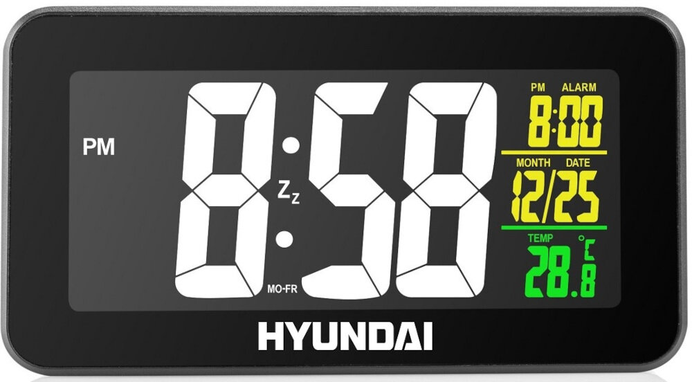 Radiobudzik HYUNDAI AC-322B - wyświetlacz