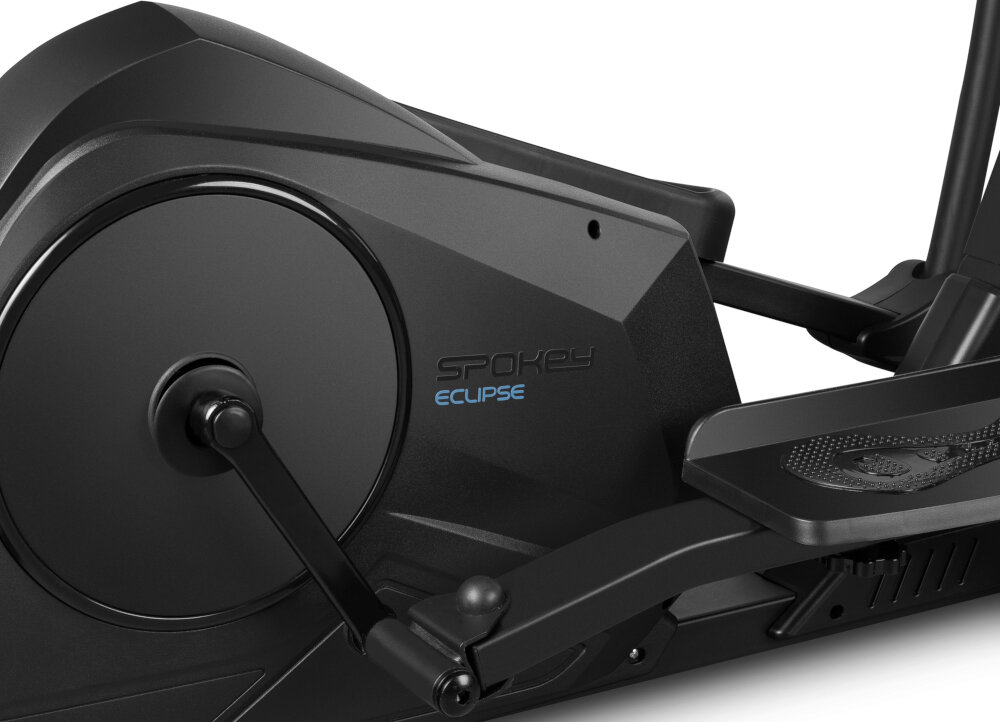 Orbitrek eliptyczny SPOKEY Eclipse koło zamachowe o wadze 8 kg plynny cichy ruch magnetyczny opor rownomierny latwa regulacja brak tarcia ciche urzadzenie