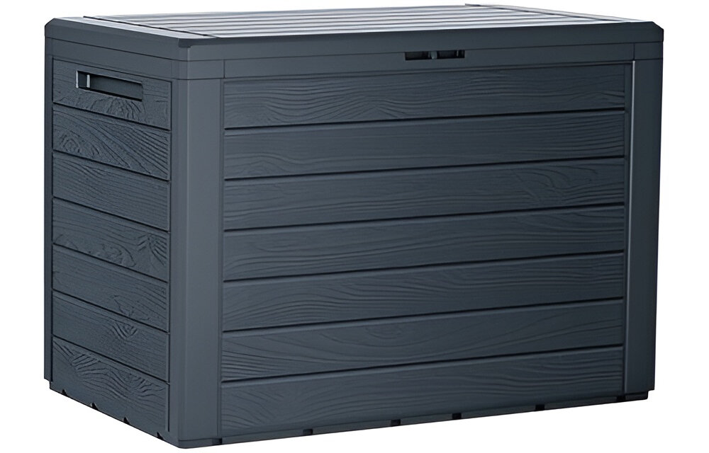 Skrzynia ogrodowa PROSPERPLAST MBWL190-S433 190L funkcjonalna estetyczna organizacja przestrzeni do przechowywania bezpieczenstwo