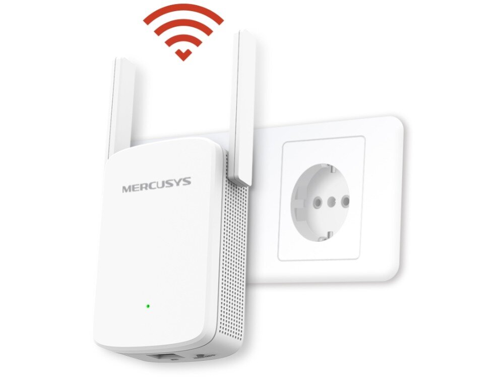 Wzmacniacz sieci MERCUSYS ME30 2.4 / 5 GHz, Wi-Fi 5 (802.11 b/g/n/ac) konfiguracja zasilanie przycisk WPS dioda