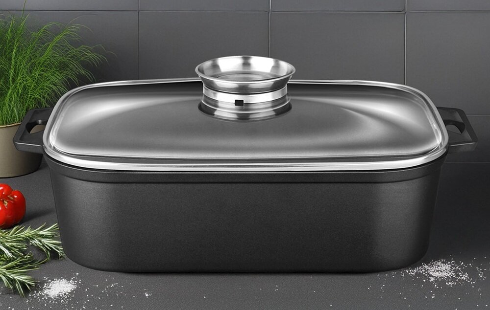 Brytfanna SMILE SBR-3 brytfanna przodem, bez utraty ciepła, do mięs