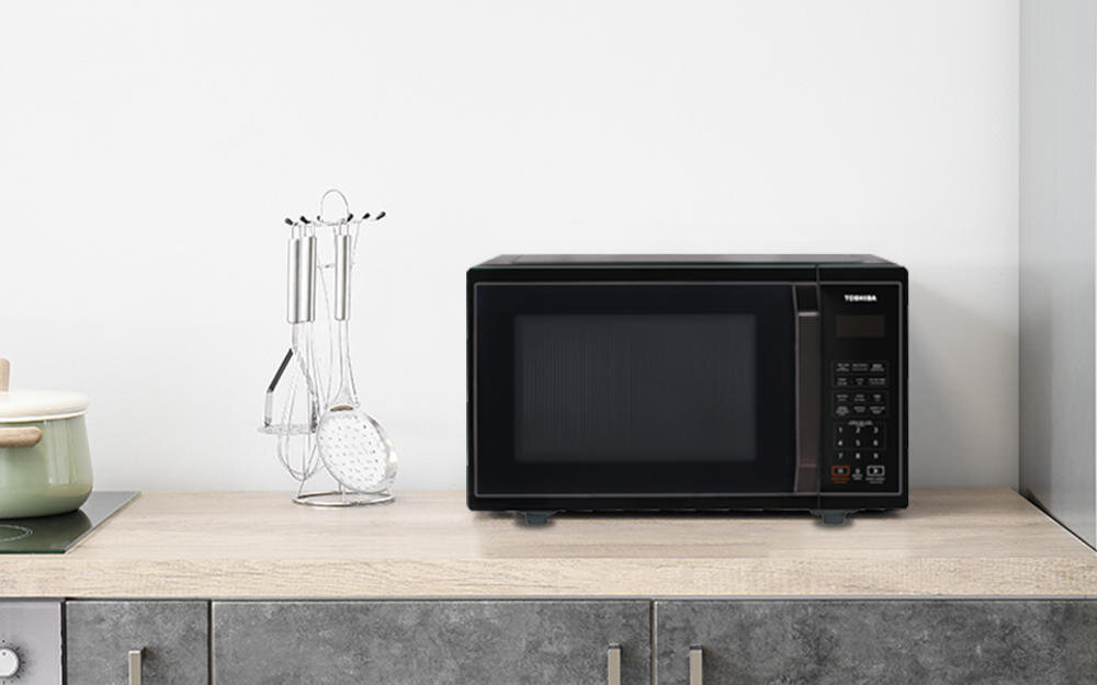 TOSHIBA MM-EG23P BK kuchenka mikrofalowa potrawa podgrzewanie