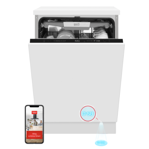 Zmywarka do zabudowy Amica kolor biały DIM66C7ELOCqT