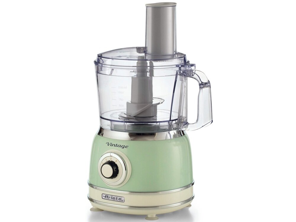 Robot kuchenny ARIETE 1781-04 Vintage 1000W niewielki i poręczny, znajdzie miejsce w każdej kuchni, wygodne przygotowanie posiłków