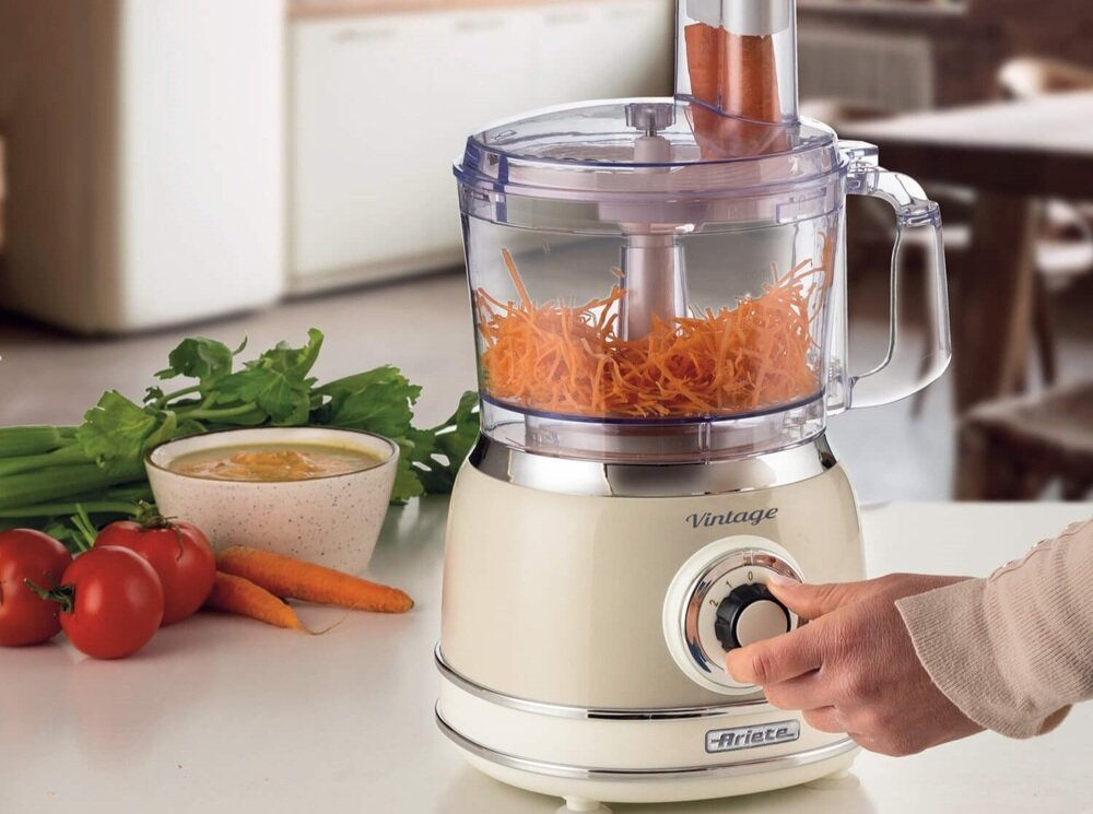 Robot kuchenny ARIETE 1781-04 Vintage 1000W w stylu vintage, praktyczny i piekny wygląd, dodaje uroku w kuchni