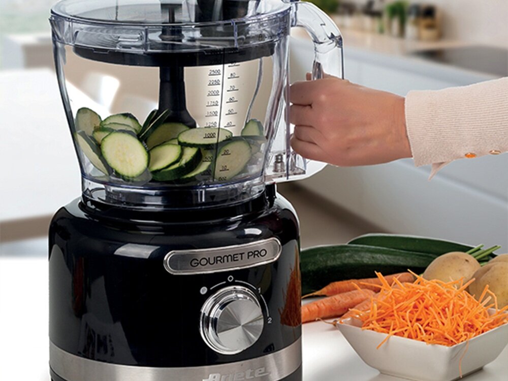 Robot kuchenny ARIETE Moderna 1782-00 1000W mocny silnik, dwa poziomy prędkości, praca pulsacyjna, szybkie miksowanie, fdłuższe zagniatanie