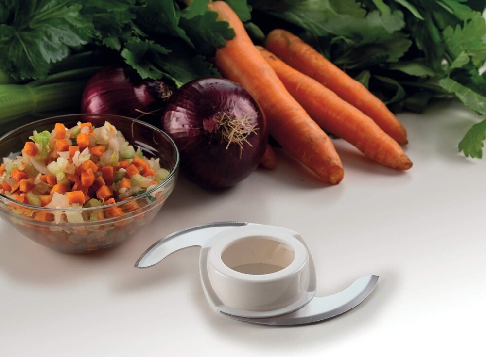 Robot kuchenny ARIETE 1781-05 Vintage 1000W podwójne ostrze ze stali nierdzewnej, do siekania, tarcze do ścierania, łatwiejsze przygotowanie posików