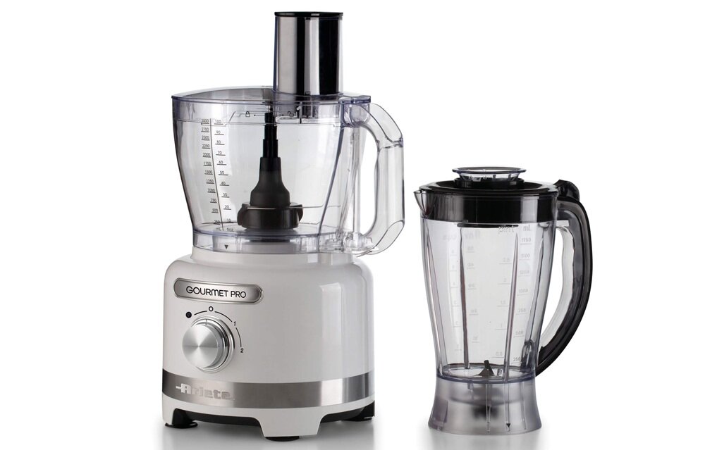 Robot kuchenny ARIETE Moderna 1782-01 1000W stylowy design, komponuje się z różnymi wnętrzami, stonowane kolory, prosta linia, funkcjonalność