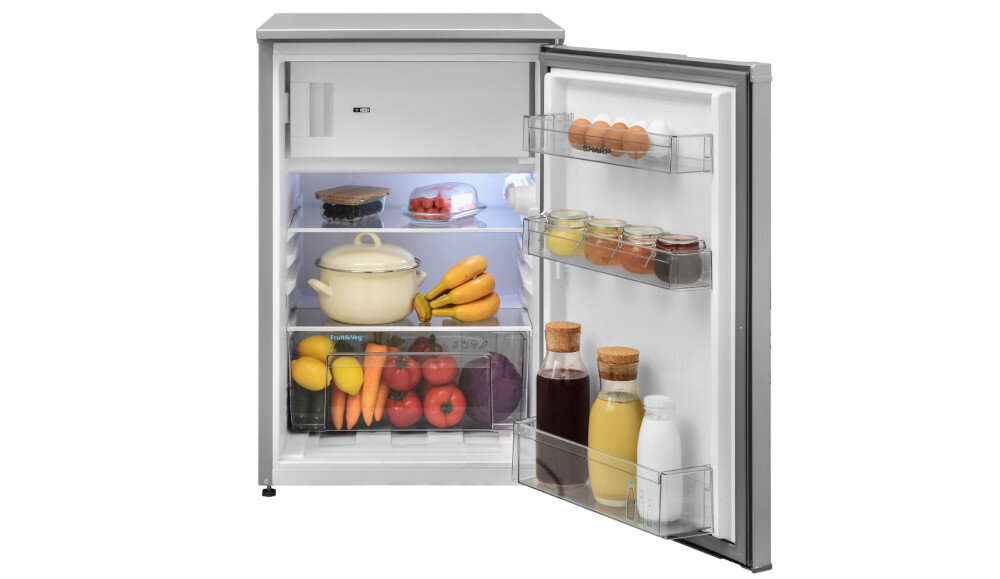 LODÓWKA SHARP SJ-UE121T0S-EU wymiary poziom hałasu dźwięk pojemność