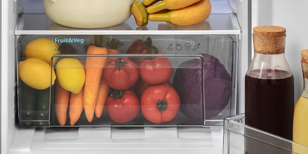 LODÓWKA SHARP SJ-UE121T0S-EU warzywa owoce świeżość szuflada komora