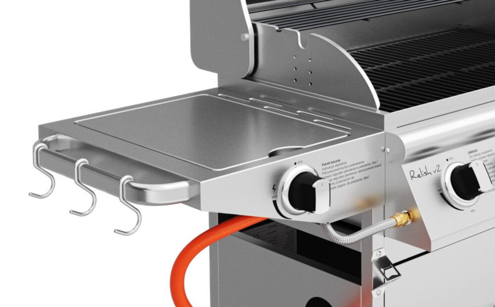 KOLER Relish v2 boczny palnik gotowanie haczyki akcesoria grillowanie