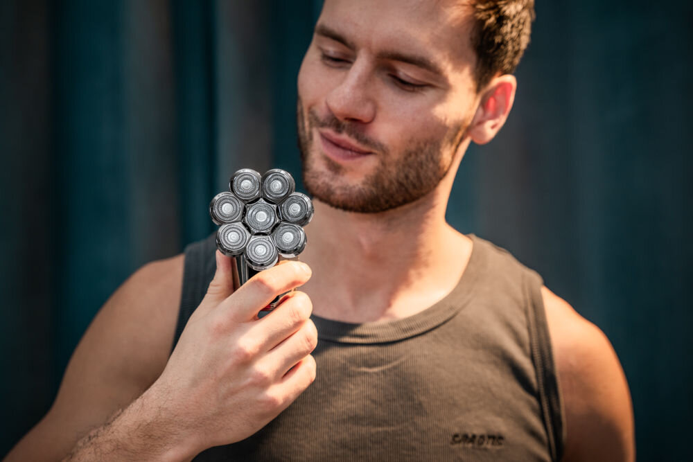 Golarka do głowy GÖTZE & JENSEN MS503 akumulatorowe zasilanie bez kabla swoboda ruchów