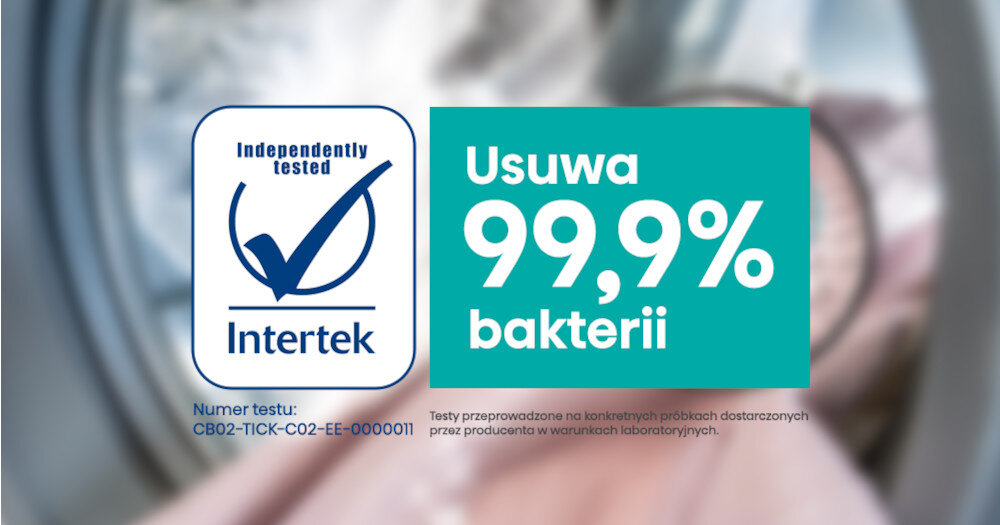 PRALKA HISENSE WF3V8023BWS PL Certyfikat Intertrek czyste świeże pranie