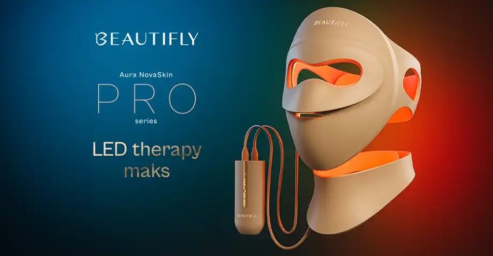 Maska LED BEAUTIFLY Aura Novaskin Pro kv początek opisu