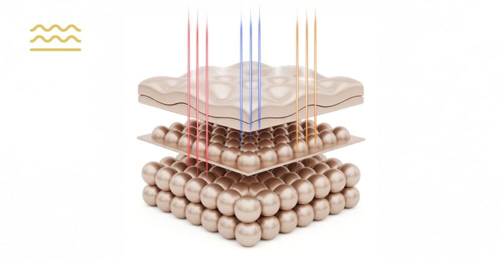 Urządzenie do terapii światłem led BEAUTIFLY Skinwow Shot Golden tryb stemplowania, tryb płynnego przesuwania, dopasowane zabiegi do skóry