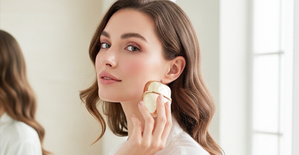 Urządzenie do terapii światłem led BEAUTIFLY Skinwow Shot Golden do najbardziej wymagających miejsc, pobudzenie regeneracji skóry, poprawa gładkości i elastyczności