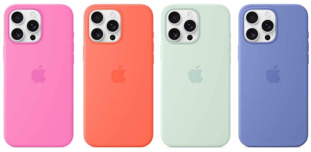 Etui APPLE Silicone Case MagSafe do iPhone kolorowe etui