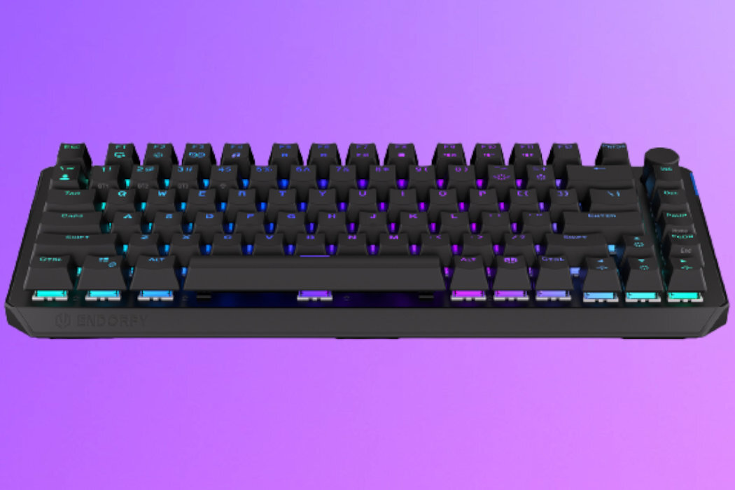 Klawiatura ENDORFY Thock 75 Kailh Box Black Wireless mała ergonomiczna alumienium wygląd mocna szybka wzmocniona hotswap PTB