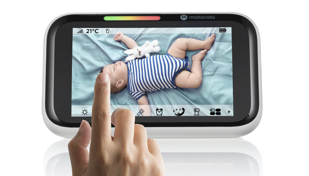 Niania elektroniczna MOTOROLA PIP1710 Connect Smart AI + Monitor Biały monitoring aplikacja Wi-Fi