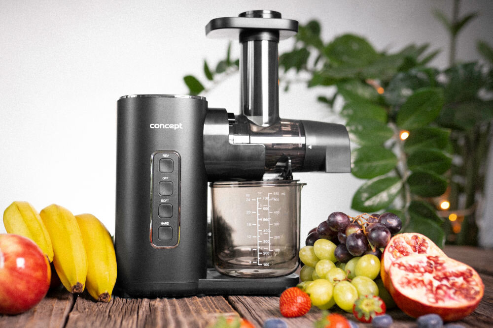 Wyciskarka wolnoobrotowa CONCEPT LO-3000 Easy Clean obrotowy ślimak wysoki uzysk