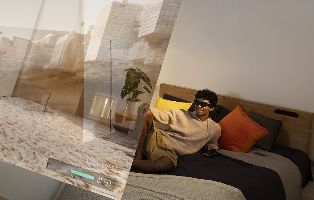 Okulary XREAL Air 2 Pro wyświetlania wyjątkowym funkcjom rozrywki pracy micro-OLED SONY wysoką jakość obrazu 46°