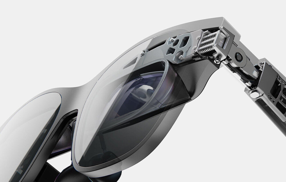 Okulary XREAL Air 2 Pro USB-C smartfonami, tabletami, laptopami konsolami do gier Nintendo Switch PlayStation 5 Xbox X / S adapter XREAL Beam Air Casting, Body Anchor, Smooth Follow i Sideview