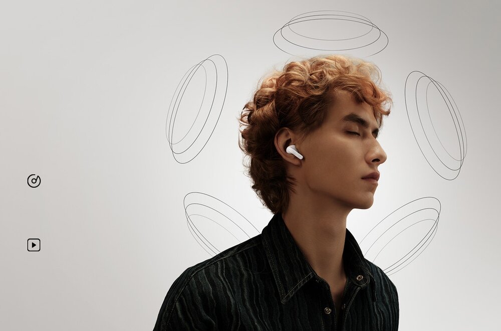 Słuchawki dokanałowe XIAOMI Redmi Buds 5 Pro konstrukcja tryb muzyka wideo kodek audio LDAC