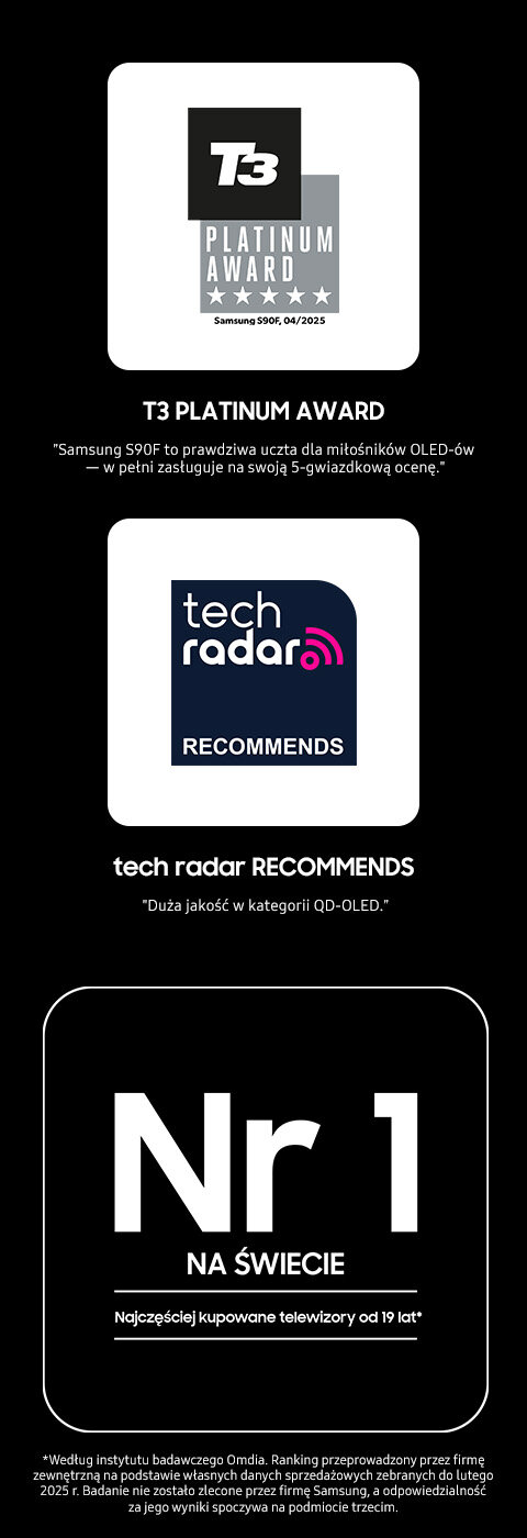 telewizor samsung oled s90f doceniany przez ekspertow