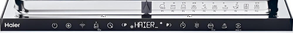HAIER XS 6B0S3FSB wygodny panel sterowania program zmywanie pokrętło funkcja zabrudzenie ikonki