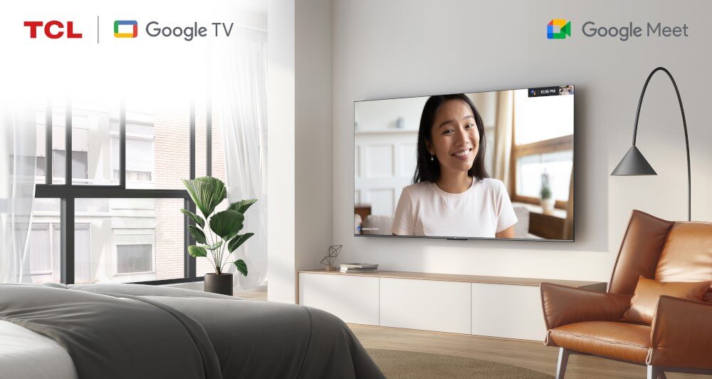 Telewizor TCL C69B  - google meet