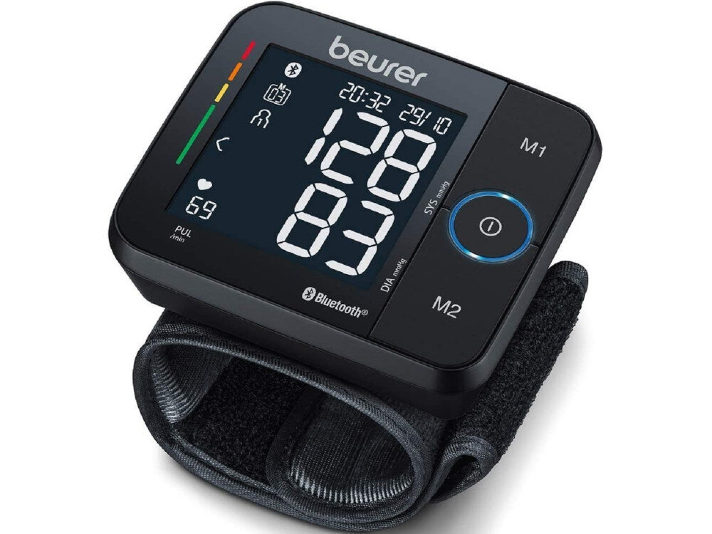  Ciśnieniomierz BEURER BC 54 Czarny Kompaktowy i mobilny wymiary etui kontrola zdrowie