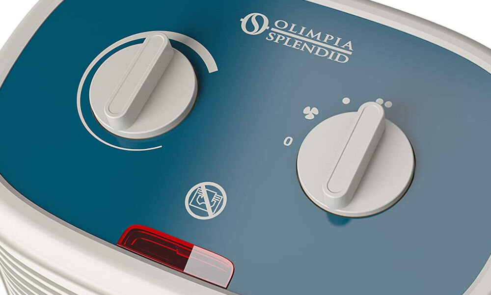 Termowentylator OLIMPIA SPLENDID Caldo Rock M moc do 2000 W efektywny bezpieczny dogrzanie ochłodzenie mozliwość regulacji mocy 1000 bądź 2000 W dostosowanie optymalne warunki termiczne tryb wentylatora dwa poziomy pracy wszechstronny chłodniejsze cieplejsze dni 