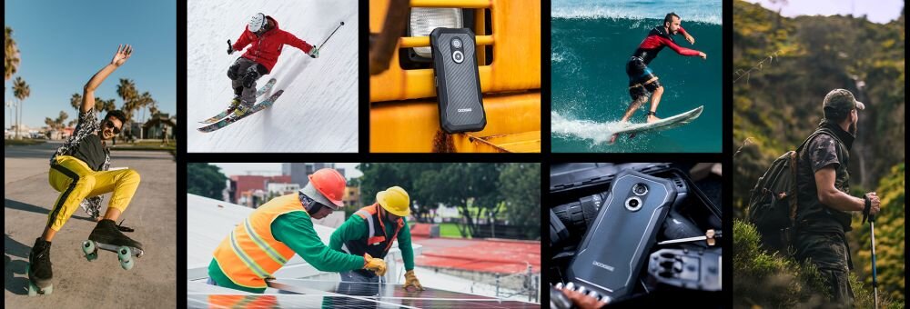 Smartfon DOOGEE S61   ekran bateria aparat procesor ram pamięć pojemność rozdzielczość zdjęcia filmy opis dane cechy blokady system łączność wifi bluetooth obudowa szkło odporność porty muzyka transfer sieć przekątna matryca waga czujniki