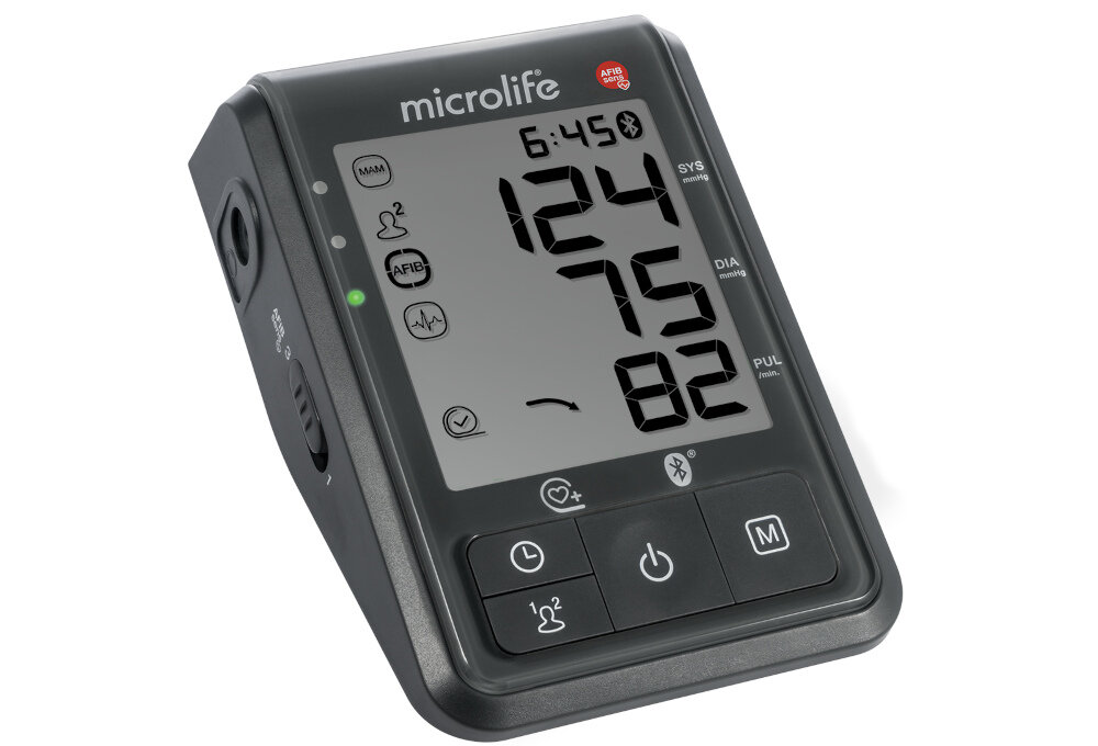 Ciśnieniomierz MICROLIFE BP B6 Connect Pamięć wyników Precyzja i zakres pomiarów pomiar ciśnienie puls odczyt zakres kontrola zdrowie do 99 pomiarów dla każdego z dwóch użytkowników