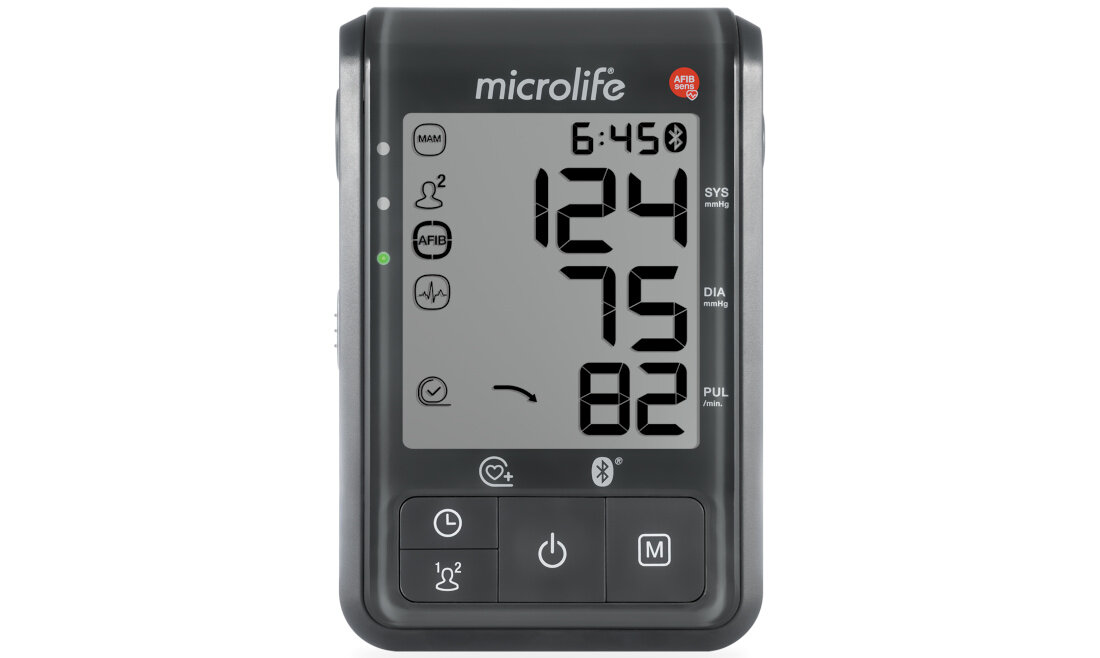 Ciśnieniomierz MICROLIFE BP B6 Connect Intuicyjny wyświetlacz Duży ekran  ułatwienie odczyt wyniki wbudowany wskaźnik klasyfikacji wyników  interpretacja