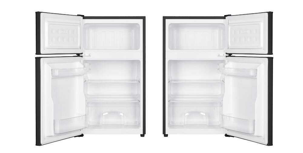 LODÓWKA LIN LI-EF2-11 CZARNA Zmiana kierunku otwierania lewo prawo drzwi łatwy dostęp