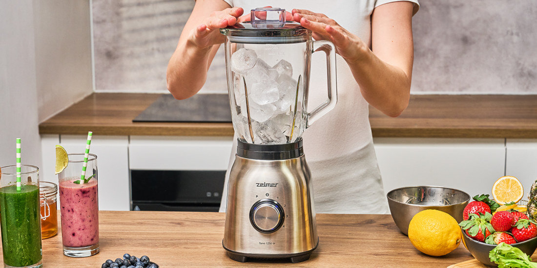 Blender kielichowy ZELMER ZSB4820 Mocny silnik koktajl kruszony lód możliwości tryb pulsacyjny zadanie moc