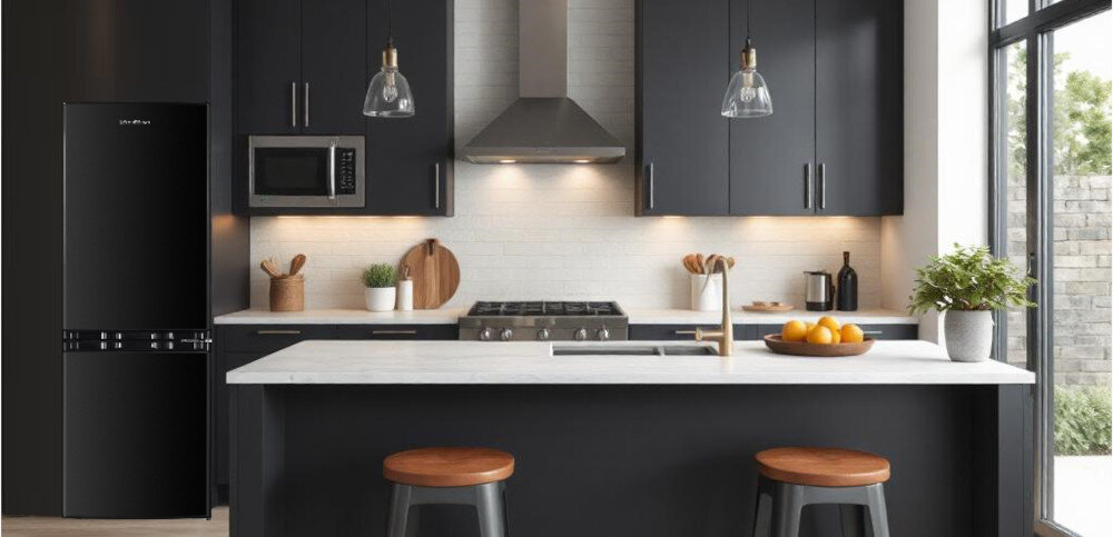 LODÓWKA SMITH&BROWN SFBF-511-BE3 pojemność 121 litrów komora chłodzenia szuflada świeżości